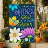 Durable Thanksgiving Fall Garden Flag Outdoor Yard Decoration Thanksgiving Banners for Autumn Party Home Decor