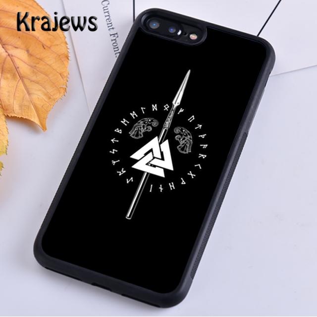 Чехол для телефона Krajews Viking Vegvisir Odin Nordic для iPhone 14 5 SE 6s 7 8 plus XR XS 11 12 13 pro max Samsung S21 S22ultra
