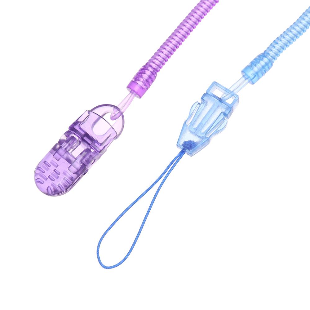 1PC Anti-lost Chain Soother Chew Toy Nipple Strap Dummy Clips Baby Teething Pacifier Chain