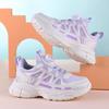 2025 Весенне-осенние кроссовки Маленькие белые туфли Сетка Девочки Новые Летние Повседневные Полые Туфли для Девочек Детские