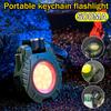 500MA Mini LED Work Light Portable Pocket Flashlight Keychains USB Rechargeable For Outdoor Camping Small Corkscrew