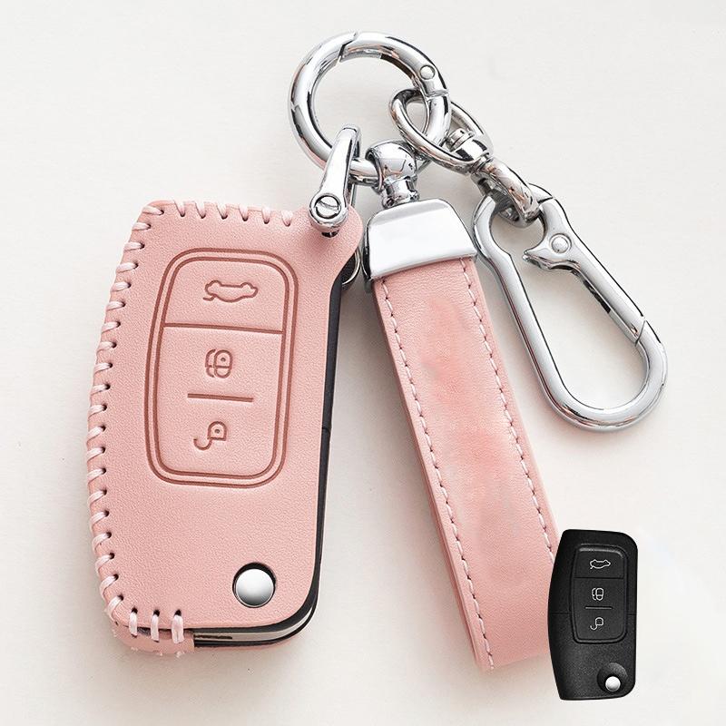 Чехол для автомобильного ключа для Ford Fiesta Focus Mondeo Falcon B-Max C-Max S-Max Eco Sport Galaxy Territory Keyless Shell Fob Protector