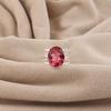 Розовый Турмалин Драгоценный Камень Серебряное Элегантное Кольцо 925 Стерлинговое Серебро Ювелирные Изделия Ручной Работы, Кольцо с Турмалином, Дизайнерское Свадебное для Невесты RR-73-8