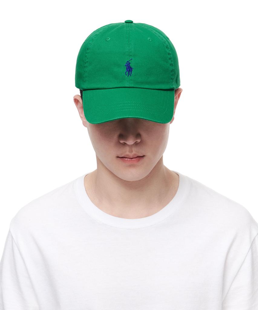 Кепка-бейсболка POLO RALPH LAUREN из хлопка Чино - Темно-зеленая
