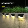 16 шт. солнечные светодиодные наружные палубные светильники, водонепроницаемые ступеньки, лестничные фонари, садовый декор, лампа для дорожки во дворе