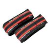 Vittoria Покрышка Rubino Pro IV GRAPHENE Клинчерная VT1854 G2.0 700x25C, Красно-черная, 2 покрышки,