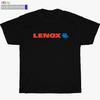 Новая черная/белая/серая/темно-синяя футболка с логотипом LENOX Tools Размеры S-5XL