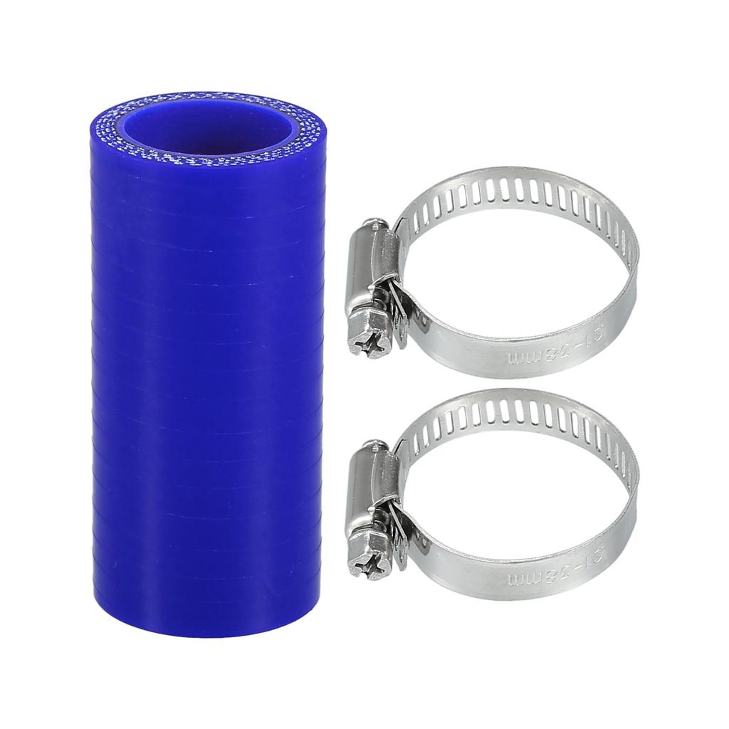 X AUTOHAUX Silicone Hose Silicone Tube with Hose Band Intercooler Turbo Intake Rajeter Hose