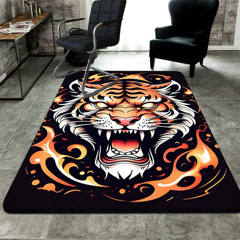 Tiger Rug Floor Mat for Living Room or Bedroom Soft and Comfortable Carpet a Gift for Birthday and Holiday.MFF0918290