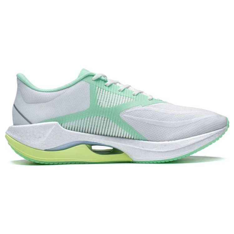 Li-Ning Super Lightweight 20 Versatile Shock Absorbing Non-Slip Wear-Resistant Low-Top Running Shoes Women Sneaker White Green ARBT002-9