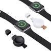 Magnetic Wireless Watch Charger Portable Pocket-Sized Smartwatch Charger Type-C Charging Dock Station for Apple Watch 8 7 6 5 4 3 2 1 SE