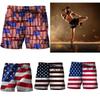 USA United States America Flag Boxing Muay Thai Kickboxing Shorts 3D Print Fighting Training Unisex Men Women Quick Dry Fitness Gym Sport Workout