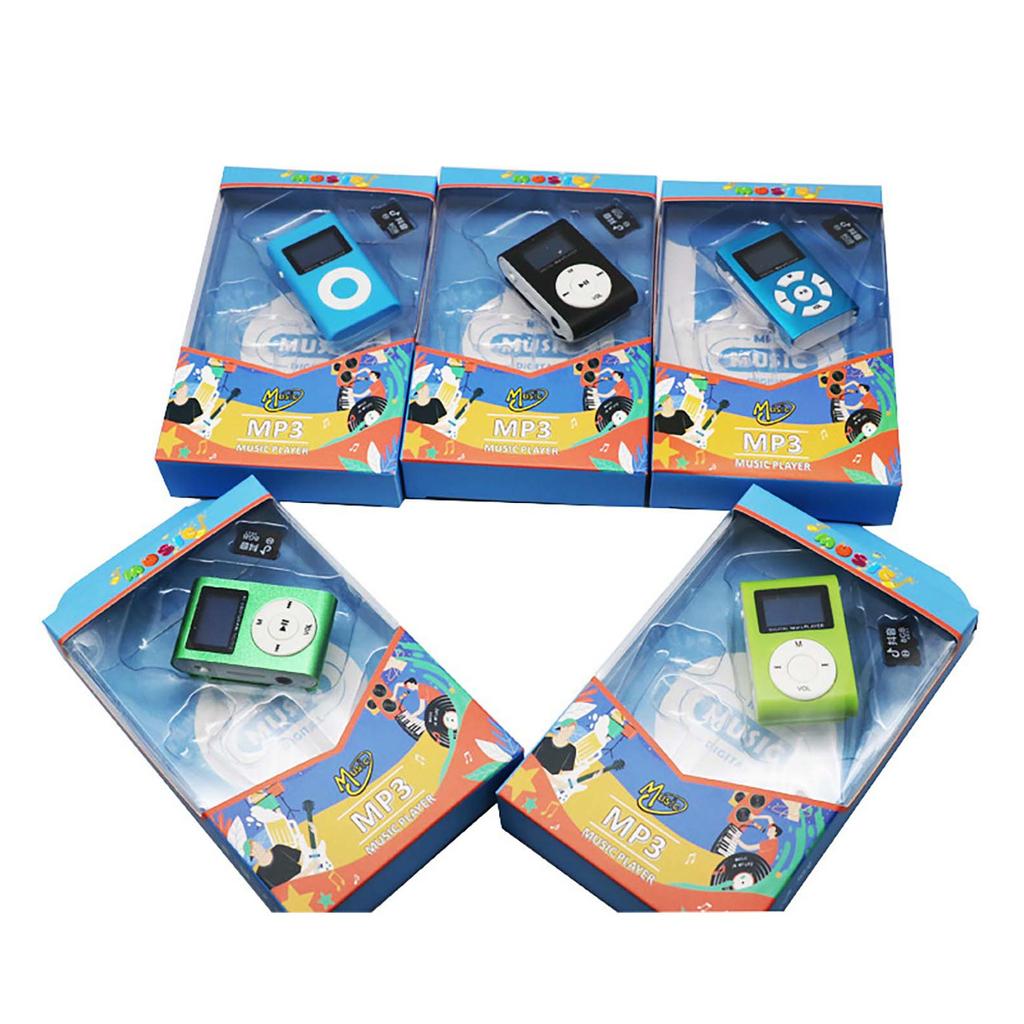 Экран металлический зажим карта MP3 музыкальный плеер зажим студенческий портативный плеер подарок