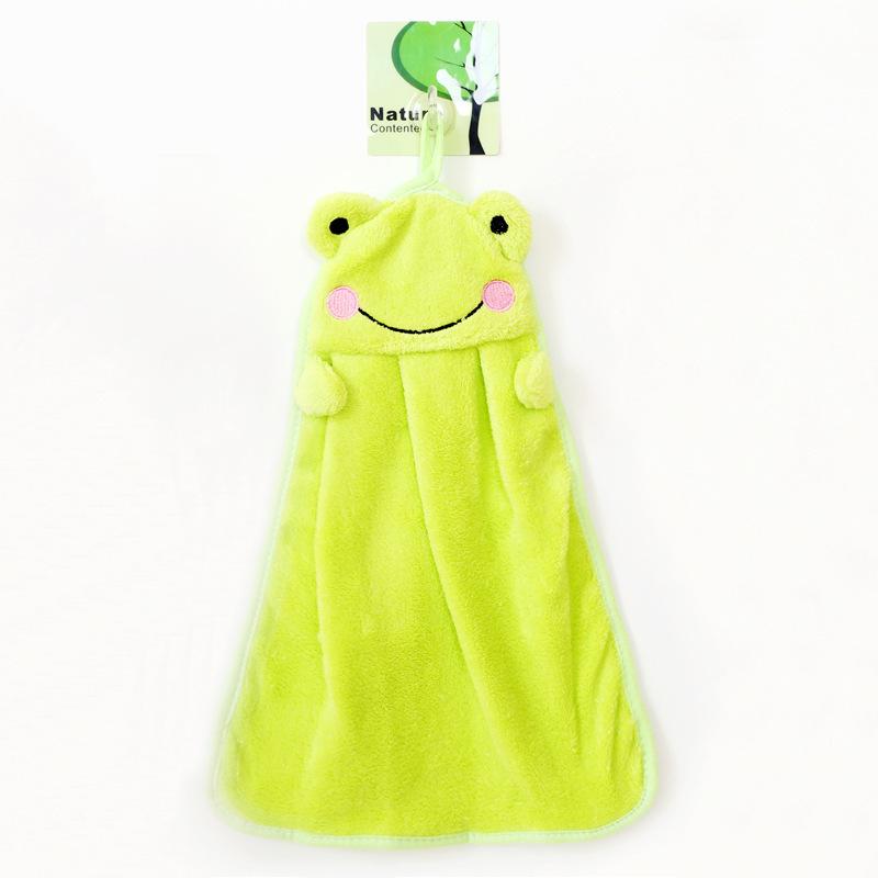 Корейское милое мультяшное детское полотенце из микрофибры для рук