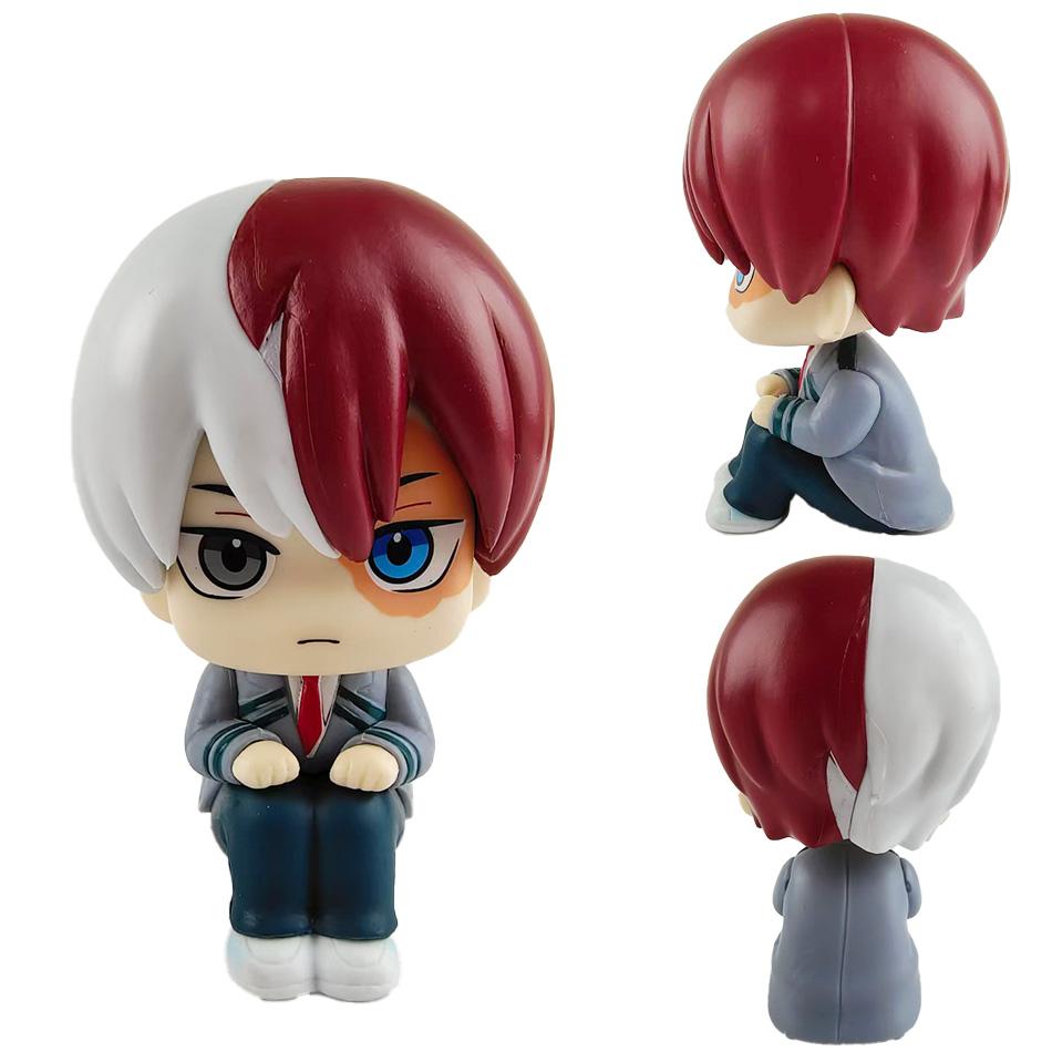 10 см Аниме Фигурка Boku no Hero Academia Мидория Изуку Фигурка Бакуго Кацуки/Тодороки Шото Фигурка ПВХ Коллекционные Игрушки