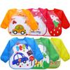 Cute Baby Bib Waterproof Long Sleeve Apron Children Feeding Smock Bib Burp Clothes Soft Eat Clothing