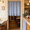 Cotton Kitchen Stove Cover Ruffled Edge Kitchen Cabinet Curtain Privacy Partition Curtain  Porch