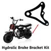 Hydraulic Brake Conversion Kit Hydraulic Brake Caliper Bracket for Various Mini Bike Models Easily Upgrade
