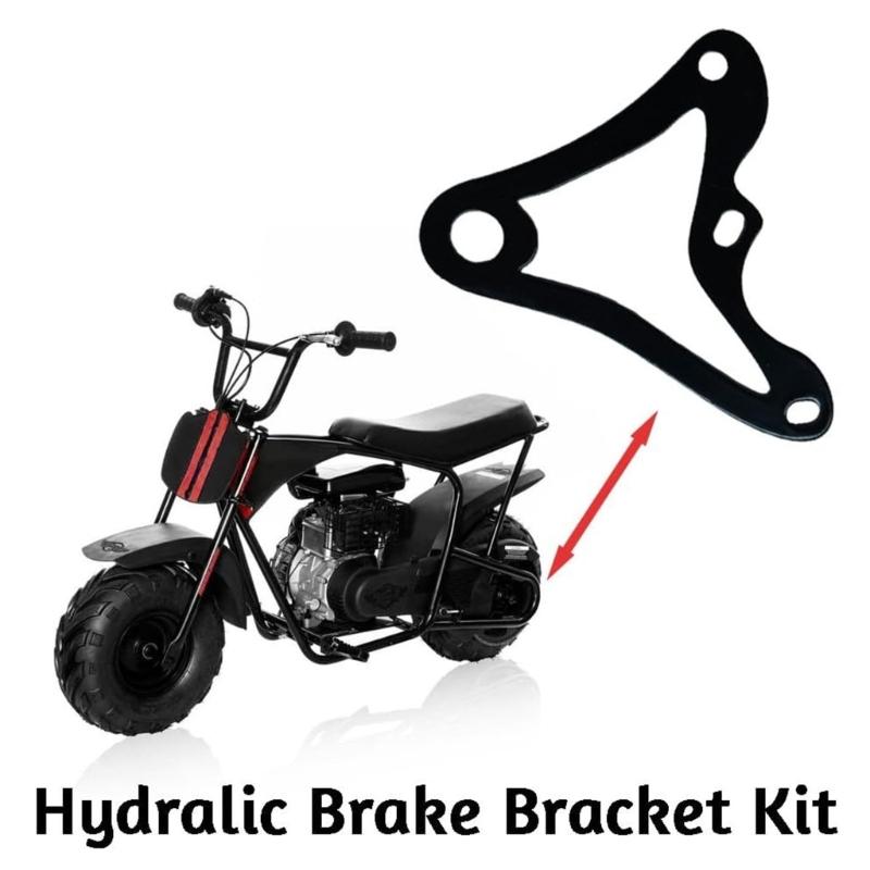 Hydraulic Brake Conversion Kit Hydraulic Brake Caliper Bracket for Various Mini Bike Models Easily Upgrade