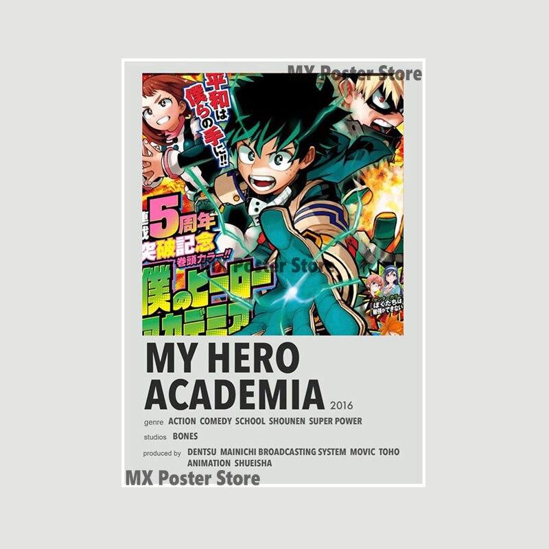 Убийца Демонов, белый бумажный плакат, классический японский аниме-сериал, художественная мультяшная живопись, наклейка для домашнего бара, художественная настенная декоративная фреска