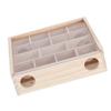 Hamster Maze Mouse Mice Natural Wood Interactive Intelligent Pet Toy with Acrylic Glass