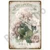 Vintage Metal Plaque Plates Decor Garden Flower Rules Metal Sign For Pub Bar Home Wall Decor Art Tin Signs Flower Poster Gift