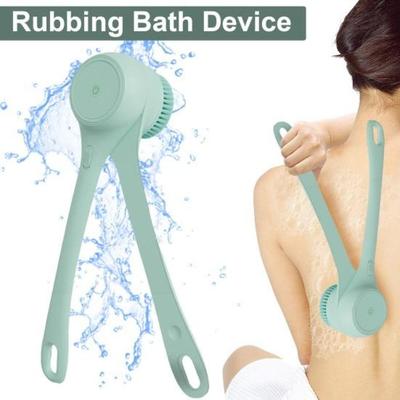 Электрическая щетка для ванны с двойной ручкой и 5 насадками, автоматически вращающаяся отшелушивающая щетка для душа, водонепроницаемая щетка для тела, щетка для спины