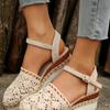 New Summer New Wear Hemp Rope Lace Casual Sandals Women