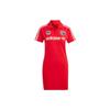 Originals Trefoil Football Dress With Letter Print And Logo Women Dress Light-Crimson IR9787