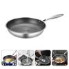 Non-coated Frying Pan 26/28/30cm NonStick Pan Durable Steak Cooking Pot  Gas Induction Cooker