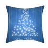 Ice and Snow Series Christmas Pillowcase, Blue Ice and Snow Ins Windblown Hair Pillowcase, American Cushion