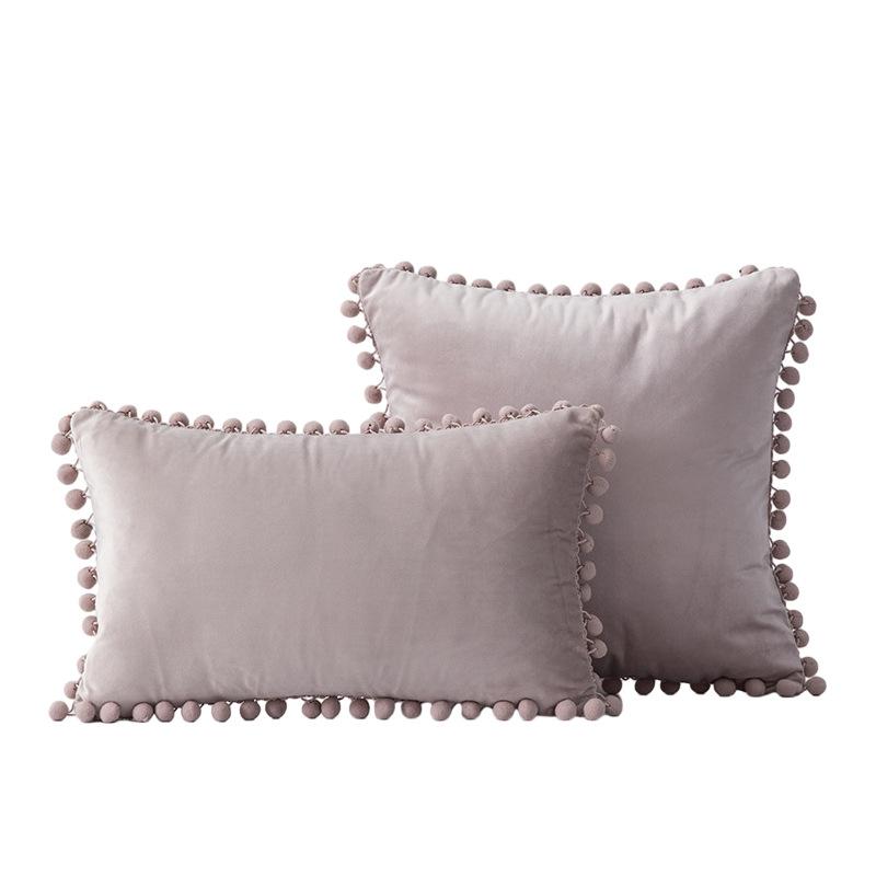 Наволочки для подушек 18x18 бирюзового цвета: 2 упаковки удобных мягких помпонов бархатных квадратных декоративных наволочек для декора дома в фермерском стиле