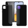 Case and Screen Protector - Samsung - Galaxy A22 5G - Black - Flexible - TPU and Tempered Glass