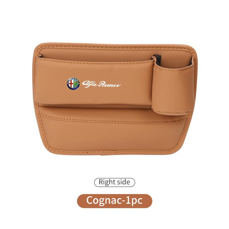 Car Seat Gap Storage Box Car Central Console Side Organizer Boxs For Alfa Romeo 159 Giulietta 156 147 Giulia Mito GT Stelvio