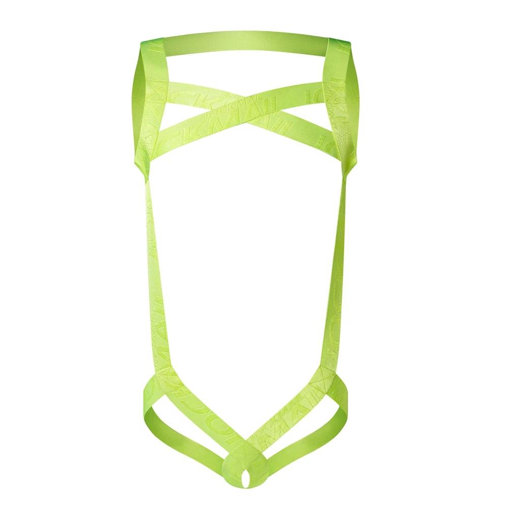 Гей Сексуальное Белье Мужской Харнесс Нагрудник Боди Фетиш Мужчины Полый Бондаж Джокстреп Гей Нижнее Белье Мужской Комбинезон Кольцо Ремешок Веселье