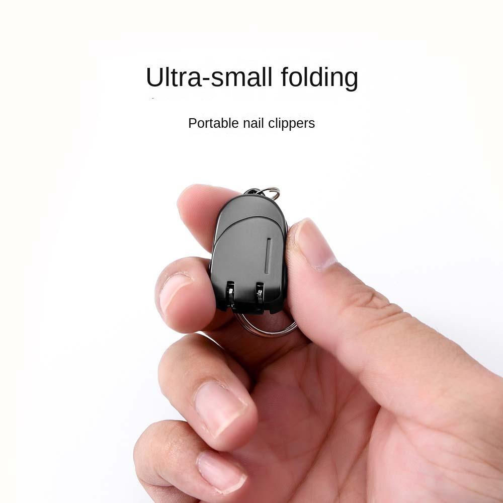 Мини-щипчики для ногтей из нержавеющей стали в виде ключа от машины, брелок для ногтей, инструменты для ногтей