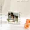 Прозрачная акриловая фоторамка магнитный держатель для фотокарт Kpop Idol CD Card Display Stand настольное украшение Декор Подарки