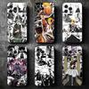 Чехол для телефона Bleach Аниме Ичиго Кенпачи Мягкий для iPhone 16 16E 17 Air 15 Pro Max 14 Plus 13 Mini 11 12 7 Черный Чехол Задняя Панель