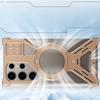 For Samsung Galaxy S24 Ultra Magnetic Bumper Case Rotating Kickstand Metal Phone Cover