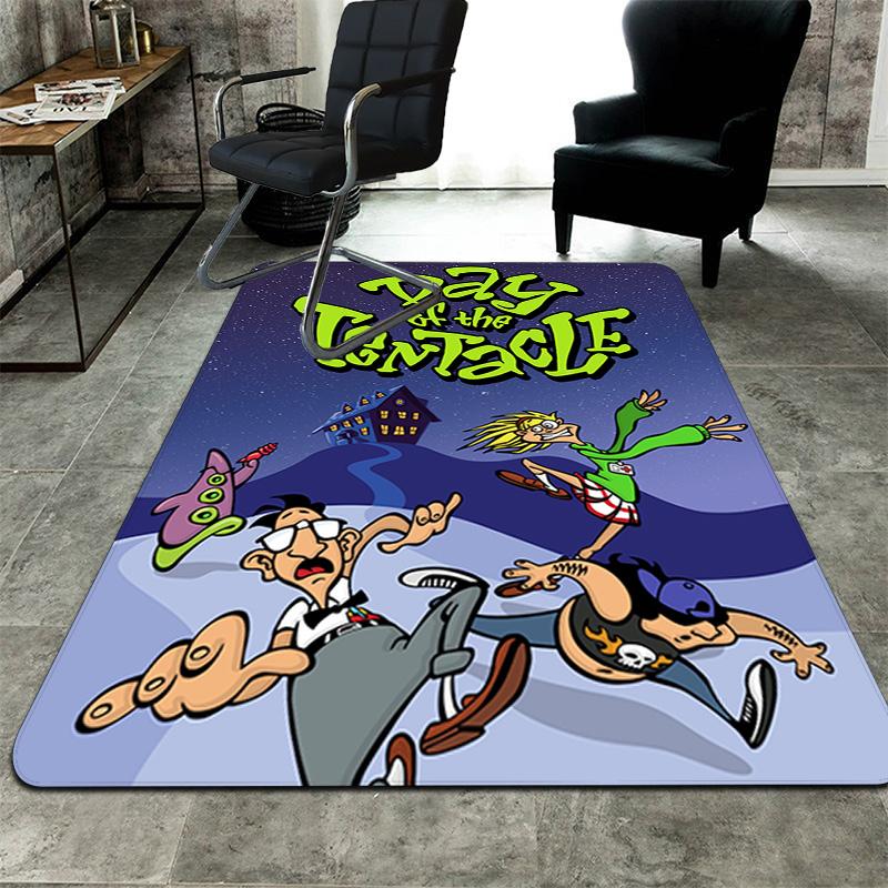 Day of the Tentacle Rug Floor Mat for Living Room or Bedroom Soft and Comfortable Carpet a Gift for Birthday and Holiday.DFF0925016