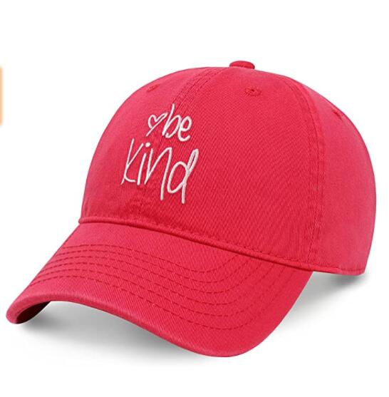 Be Kind Trendy Womens Baseball Cap Unisex Fashion Cotton Style Fun Inspirational Saying Seasonal Outdoor Travel Headwear
