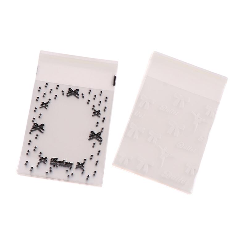 50 шт./упак. прозрачные чехлы для фотокарточек, самоклеящиеся чехлы для карточек Idol, пакет для упаковки фотографий, самозапечатывающийся пакет, подарочный протектор для маленьких карточек