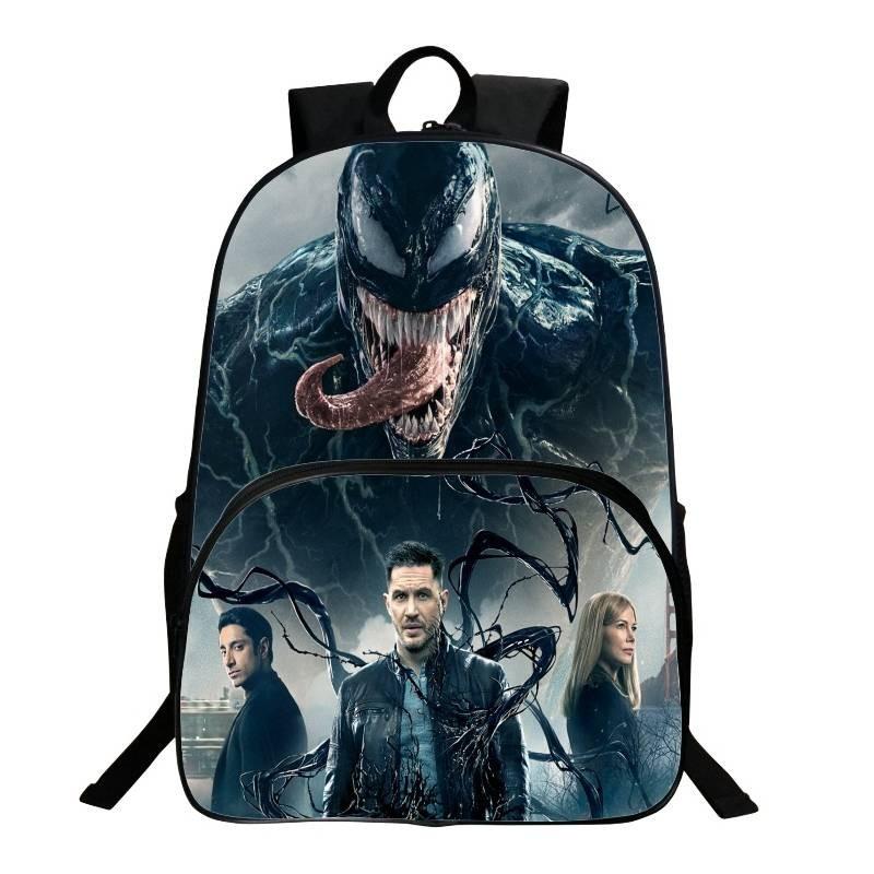 Рюкзак школьный детский 'Веном Мстители' из дышащего материала для использования на открытом воздухе