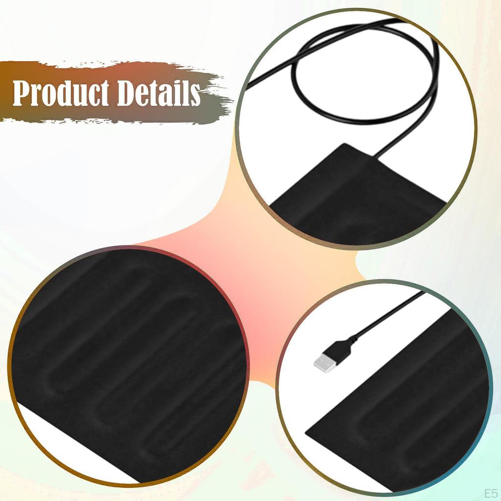 Греющий коврик для рептилий USB Электрический Многоцелевой Коврик для террариума Греющая подушка для змеи птицы