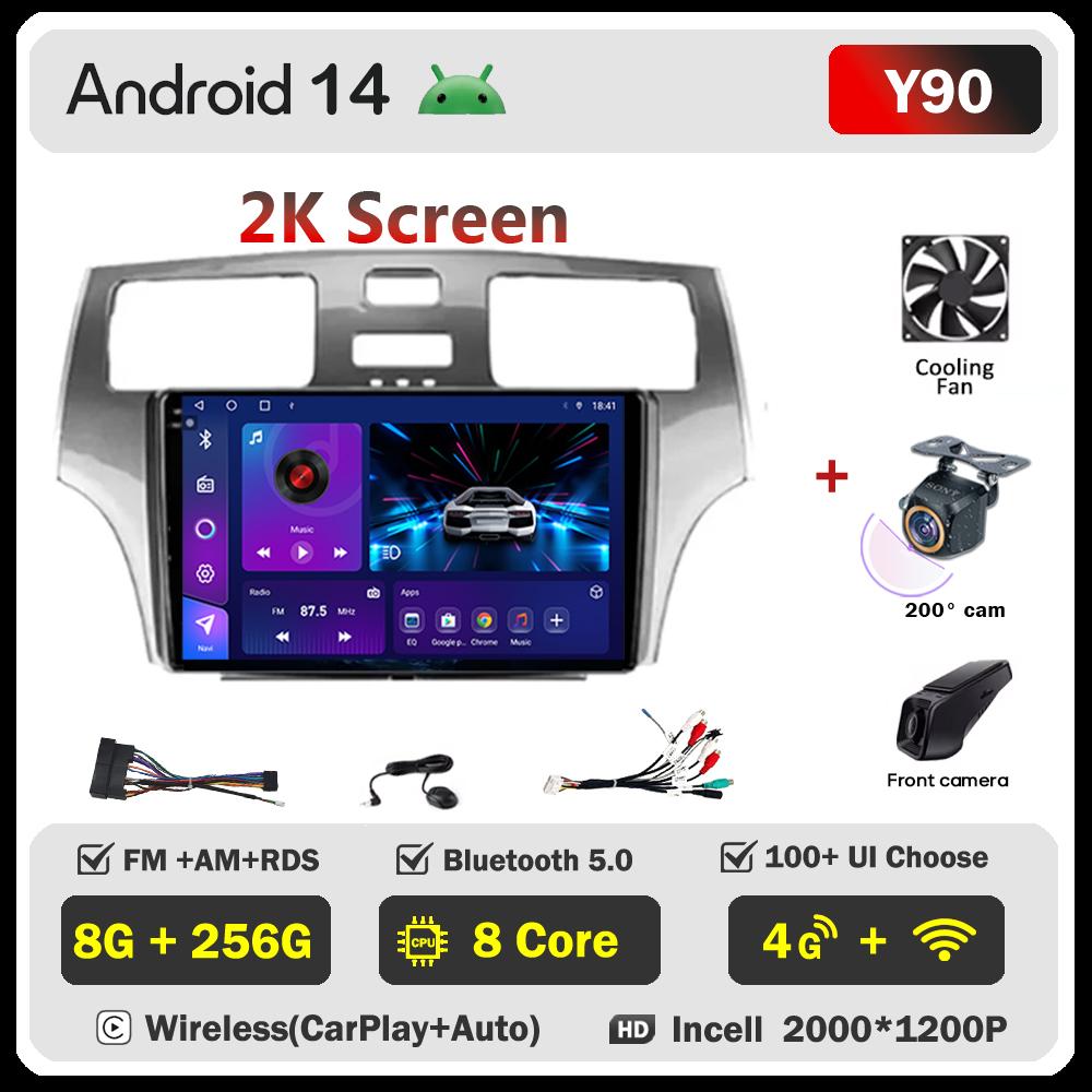 Для Lexus ES300 ES 300 ES330 XV30 ES 330 2001-2006 Carplay Auto Screen Wireless Android Auto Car Intelligent Systems AutoMotive