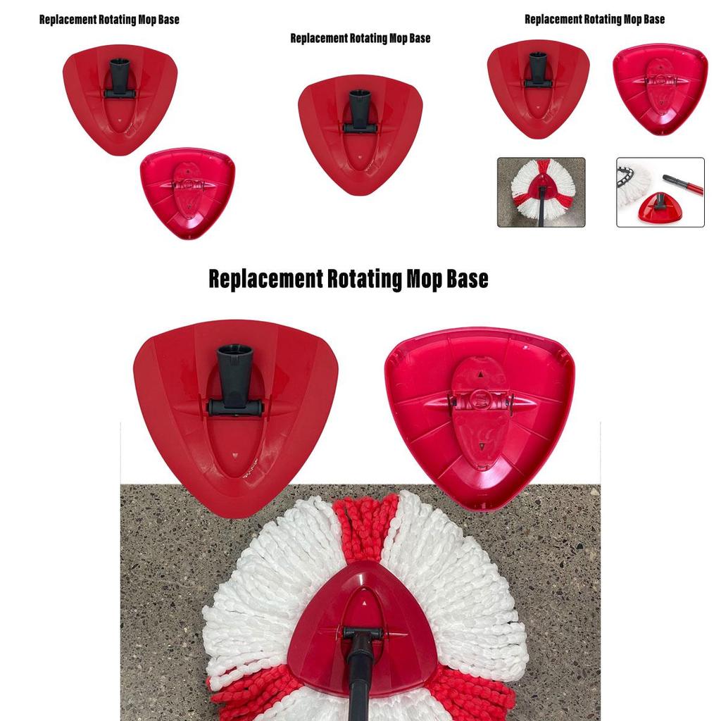 High-quality Red Triangle Mop Head Replacement For Vileda O-cedar Plastic Mop Superior Cleaning Performance