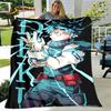 Мягкое плюшевое одеяло My Hero Academia с героями мультфильмов, фланелевое одеяло для гостиной, спальни, кровати, дивана, чехол для пикника