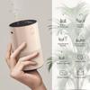 Waterless Essential Oil Nebulizer Battery Portable Smart Cordless Digital Display Aromatherapy Atomizing Diffuser Cold Mist