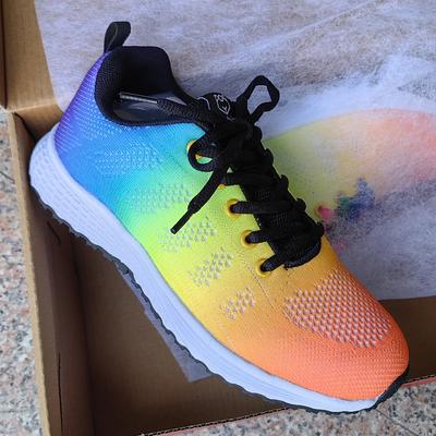 Обувь для женщин Модная повседневная спортивная обувь Женская дышащая сетчатая платформа Нескользящие кроссовки Женская обувь для ходьбы и бега