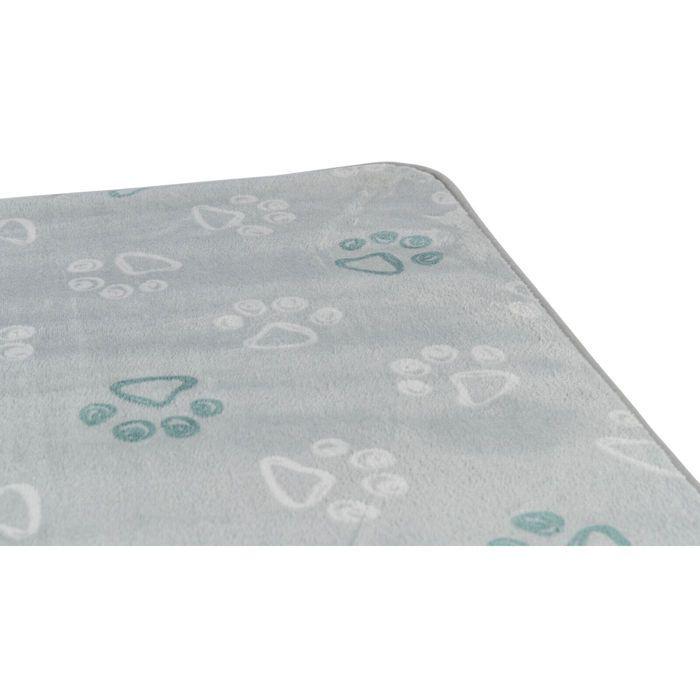 Matelas pour chien - TRIXIE - Jimmy Soft - 110×70 cm - Gris - Intérieur - Carré